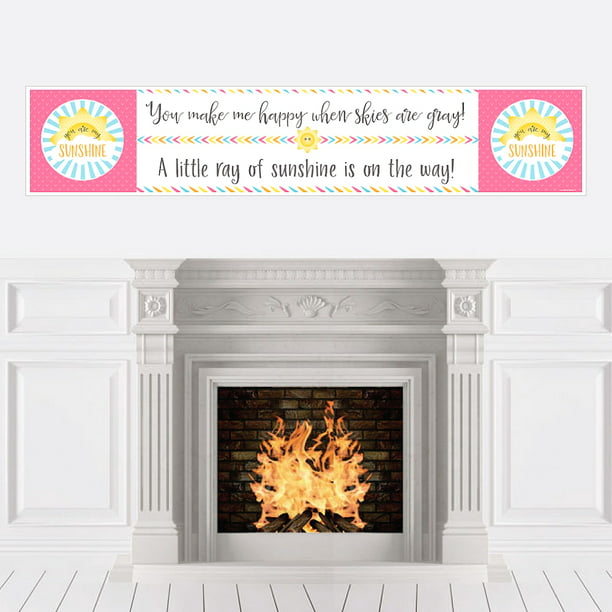 You Are My Sunshine Banner for Home Baby Shower or Gender Reveal Party Decor 